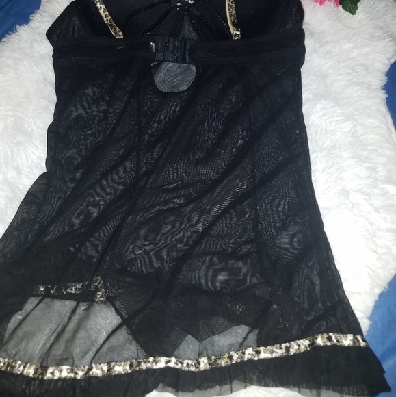 ๐ Cheetah Print Lingerie Set Size Medium Padded - Picture 4 of 9